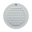 Grille ronde 435R 100 mm aluminium blanc RAL9010 RENSON 4352005 photo du produit