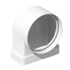 Coude mixte Unelvent PVC vertical rigide CDM-300 - 833618 photo du produit Principale M