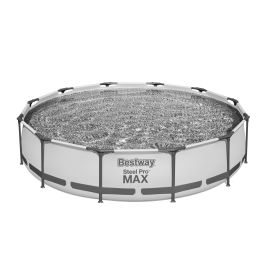 Piscine hors sol ronde STEELPRO MAX Bestway 366 x 76 cm - 56416 pas cher Principale M