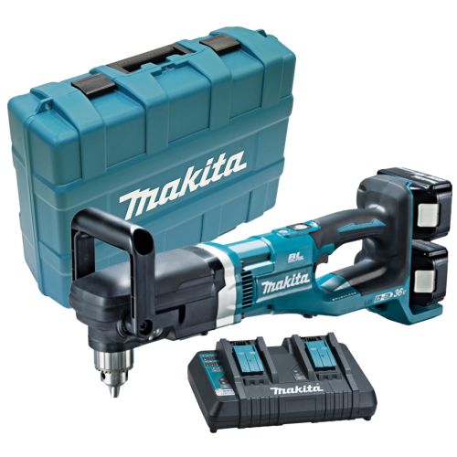 Perceuse visseuse 2 x 18 V Li-Ion LXT + 2 batteries 5 Ah + chargeur en coffret plastique MAKITA DDA460PT2 photo du produit