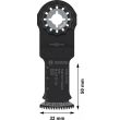 Lot de 5 lames de scie oscillante Pro AIZ 32 BSPIB Starlock extra bois dur 32 x 50 mm BOSCH 2608669071 photo du produit Secondaire 1 S