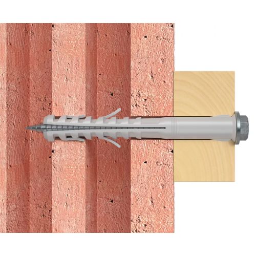 Cheville rallongée avec tirefond et rondelle SHR SS/4B en sachet de 4 Fischer - 26282 photo du produit Secondaire 1 L