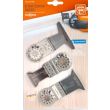 Set de lames de scie STARLOCK E-Cut spécial bois 3 pièces 35 à 65 mm FEIN 35222967080 photo du produit Secondaire 1 S