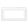 Plaque de finition horizontale Mosaic pour 5 modules blanc LEGRAND 078815 photo du produit Secondaire 1 S