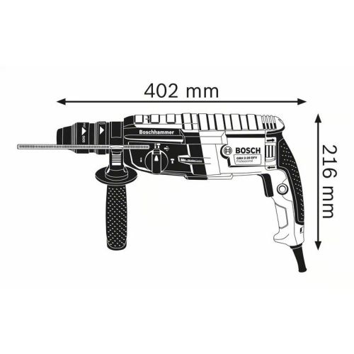 Perforateur  SDS Plus 880 W GBH 2-28 F Professional en coffret L-BOXX BOSCH 0611267601 photo du produit Secondaire 3 L