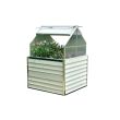 Mini serre de jardin double STRETTO 120x120cm blanc - DCB GARDEN - STRETTO-DOUBLE-B pas cher