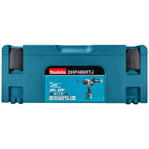 Perceuse visseuse à percussion 18 V LXT + 2 batteries 5 Ah + chargeur rapide + coffret MAKPAC MAKITA DHP486RTJ photo du produit Secondaire 4 L