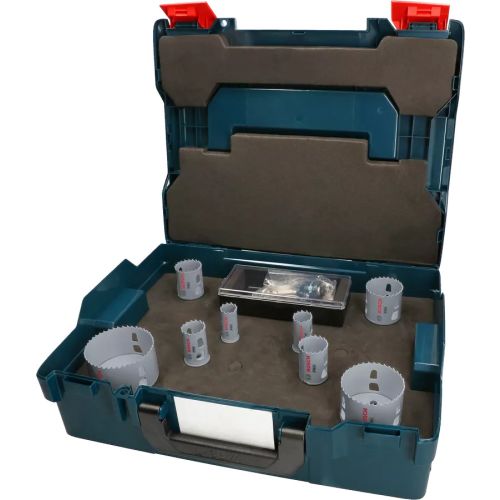 Coffret LBOXX de 8 scies trépans Pro Multimatériau bi-métal PC PLUS BOSCH 2608594432 photo du produit