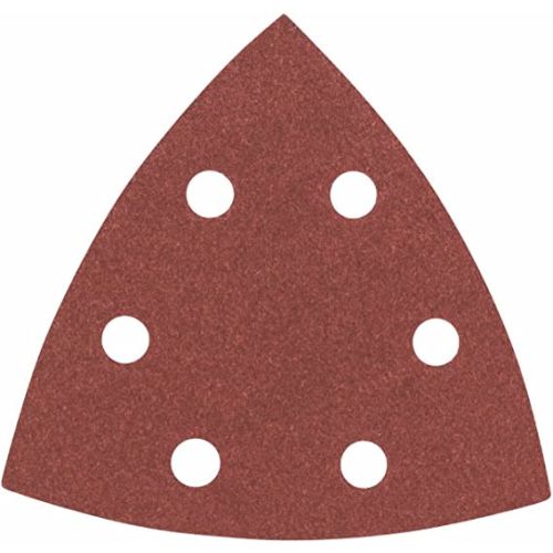 Boîte de 5 disques abrasifs triangle 93 mm grain 180 BOSCH 2608605603 photo du produit Principale L