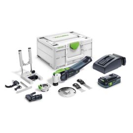 Scie oscillante 18V Festool OSC 18 HPC 4 EI-Set + batterie 4 Ah + chargeur + Systainer + accessoires - 576593 pas cher Principale M