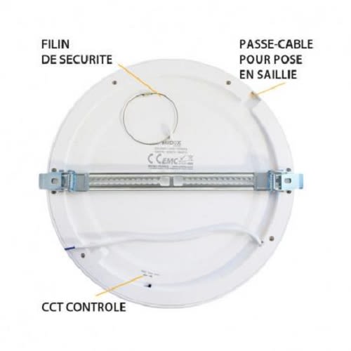 Plafonnier LED ALDEBARAN 24 W D 300 mm CCT 3000 K / 4000 K / 6000 K blanc MIIDEX LIGHTING 77674 photo du produit Secondaire 1 L