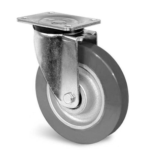 Roulette polyuréthane vert à platine pivotante 160mm 550kg - GUITEL HERVIEU - UP5RA160-242B pas cher