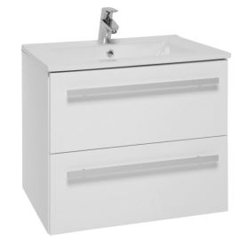 Meuble mural 2 tiroirs K-VIT PURITY Kartell avec vasque céramique - FUR022PU-FUR057PU pas cher Principale M