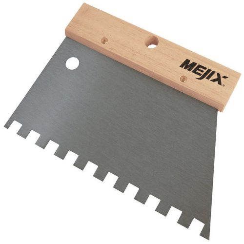 Peigne à colle manche bois 220 mm U 9x9 MEJIX 180232 photo du produit Principale L