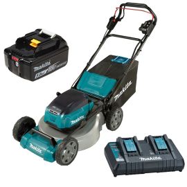 Tondeuse à gazon 2 x 18V LXT Makita DLM465PT4 46 cm + 4 batteries 5 Ah + chargeur photo du produit Principale M