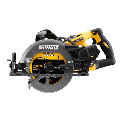 Scie circulaire construction 54 V XR FLEXVOLT BRUSHLESS 190 mm + 2 batteries + chargeur DEWALT DCS577T2-QW photo du produit Secondaire 2 L