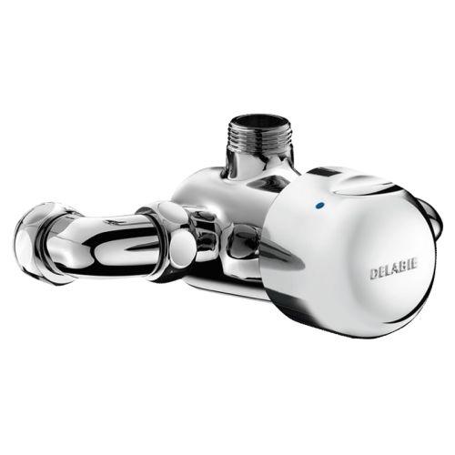 Mitigeur de douche temporis&eacute; apparent TEMPOMIX monocommande - DELABIE - 790874 pas cher