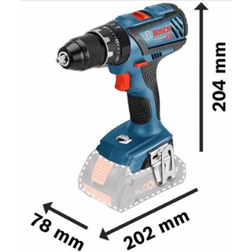 Perceuse-visseuse à percussion 18V GSB 18V-28 (sans batterie ni chargeur) + coffret L-Boxx BOSCH 06019H4008 photo du produit Secondaire 3 L