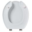 Abattant  WC double blanc TRADITION OLFA 7TD00010206B photo du produit Secondaire 1 S