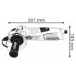 Meuleuse d'angle 1300W GWS 13-125 CIE en coffret standard BOSCH 060179F003 photo du produit Secondaire 1 S