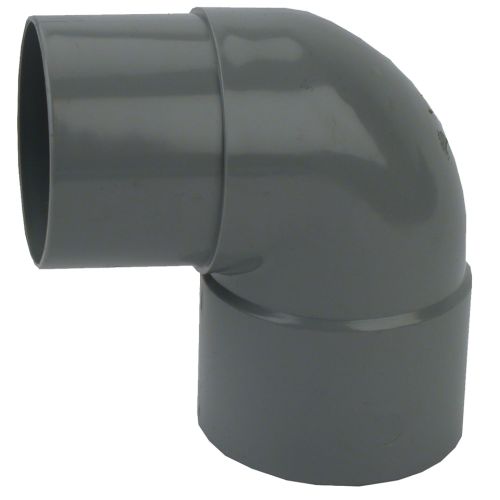 Coude PVC Mâle Femelle 87°30 D80 - WAVIN - 3026037 pas cher