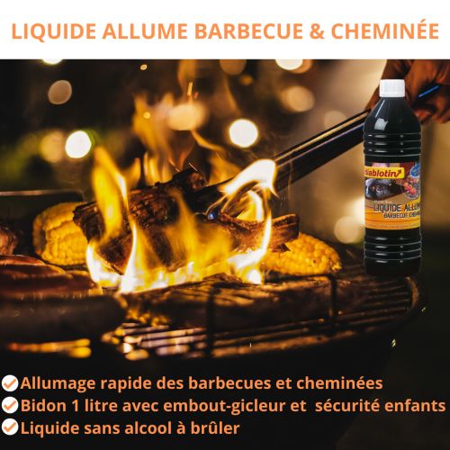 Liquide allume barbecue et cheminée 1 l DIABLOTIN CHAB2 photo du produit Secondaire 2 L