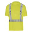 Tee-shirt manches courtes haute visibilité jaune/gris TL - DELTA PLUS - COMETJAGT pas cher