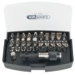 Mini coffret d'embouts de vissage et porte-embouts 1/4 '' en acier nickelé 32 pièces KS TOOLS 911.2060 photo du produit