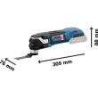 Découpeur-ponceur 18V GOP 18V-28 + 2 batteries Procore 4 Ah + chargeur GAL 18V-40 + L-BOXX - BOSCH - 06018B600Q pas cher Secondaire 3 S