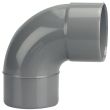 Coude PVC M&acirc;le Femelle 87&deg;30 D110 - WAVIN - 3025617 pas cher