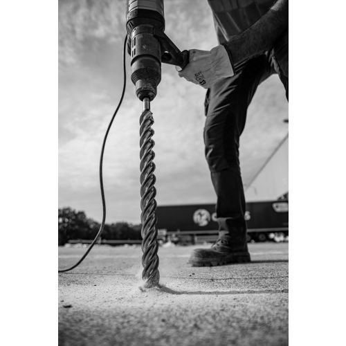 Foret béton SDS-max 4 taillants diamètre 32X570mm - HANGER - THOR 155922 pas cher Secondaire 2 L