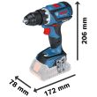 Perceuse-visseuse GSR 18V-60 C + 2 batteries 4 Ah + chargeur + coffret L-Boxx BOSCH photo du produit Secondaire 1 S