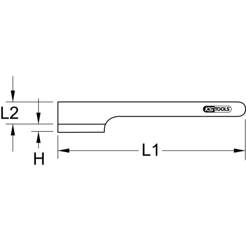 Ouvre-tonneau BRONZEPLUS 300 mm KS TOOLS 963.5106 photo du produit Secondaire 1 L