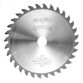 Lame de scie circulaire Mafell carbure 160 x 1,2/1,8 x 20 mm 32 dents denture altern&eacute;e 092552 - 1316315 pas cher Principale M