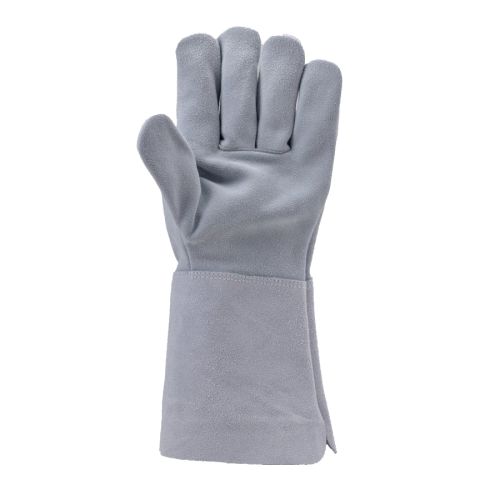 Gants de soudure cuir croûte manchette de sécurité E1/15 Sacobel