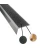 Nez de marche extérieur aluminium large WACCESS 60 x 46 mm antidérapant 50 mm noir 3 ML WATTELEZ 810339N photo du produit