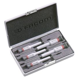 Coffret de 5 tournevis Micro-tech® Facom Fente - Phillips® - AEF.J1PB photo du produit Principale M