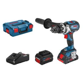 Perceuse-visseuse à percussion 18V Bosch GSB 18V-110 C + 2 batteries 8 Ah + chargeur - 06019G030E photo du produit Principale M