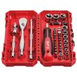 Coffret de 38 pièces de clés et douilles à cliquet 1/4'' avec embouts MILWAUKEE 4932498381 photo du produit