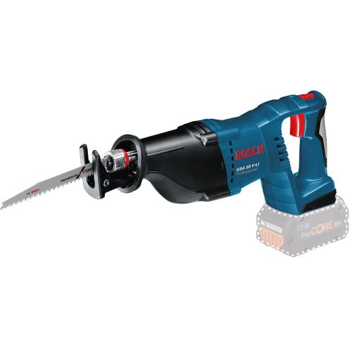 Scie sabre 18V GSA 18V-LI + 2 batteries ProCore 18 V 4 Ah + chargeur + L-Boxx BOSCH 060164J00Q photo du produit Secondaire 1 L