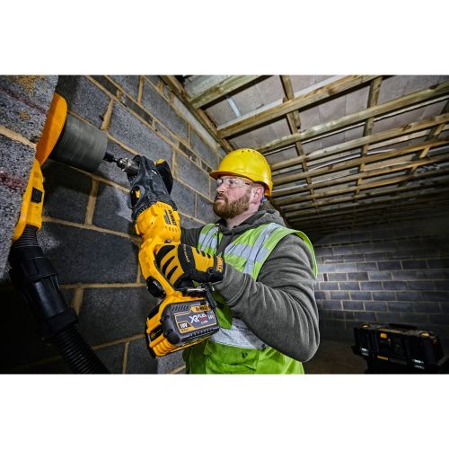 Perceuse visseuse d'angle 54 V XR FLEXVOLT BRUSHLESS (sans batterie ni chargeur) DEWALT DCD470N-XJ photo du produit Secondaire 2 L