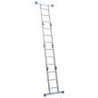 Echelle articulée ARTIPLI 4x3 marches TUBESCA-COMABI 00094514 photo du produit Secondaire 2 S