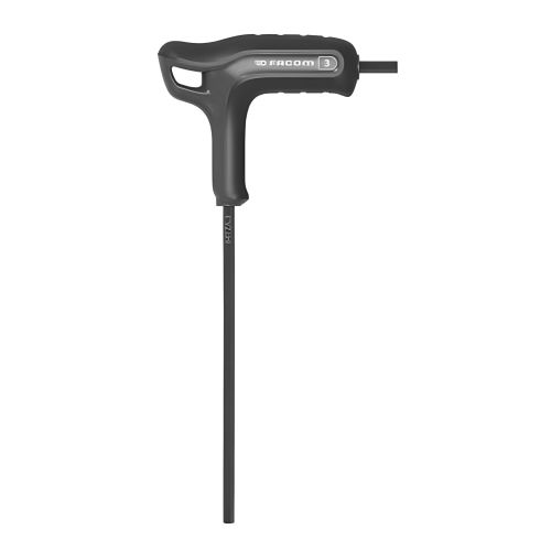 Cl&eacute; m&acirc;le poign&eacute;e en 'P' 6 pans m&eacute;triques diam&egrave;tre 3mm longueur 133mm - FACOM - 84TZA.3 pas cher