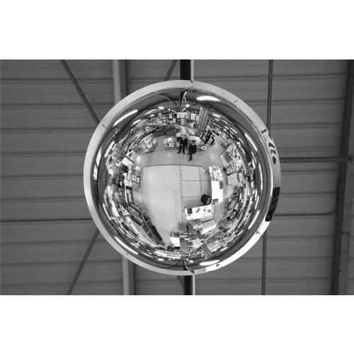 Miroir hémisphérique 1/2 de sphère vision 360° D600mm - SOCOMIX - 360°60 pas cher Secondaire 2 L