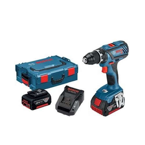 Perceuse visseuse Bosch GSR 18V-28 18 V + 2 batteries 3 Ah + chargeur + L-BOXX photo du produit