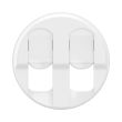 Enjoliveur CELIANE pour double prise RJ45 blanc LEGRAND CB2346 photo du produit Secondaire 1 S