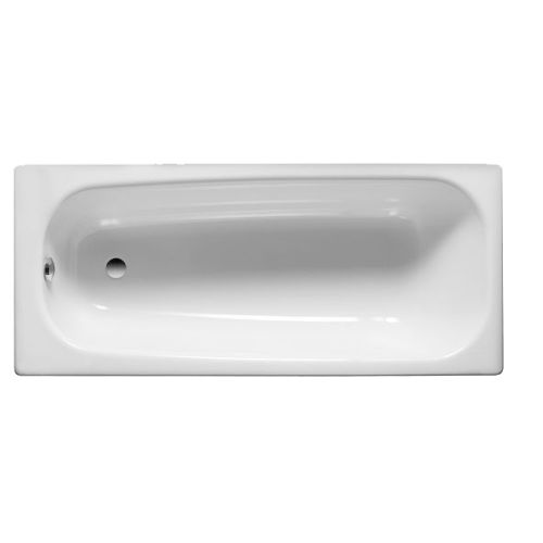 Baignoire avec pieds CONTESA 140x70cm non percée en acier blanc - ROCA - A236190000 pas cher
