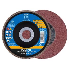 Disques &agrave; lamelles PFERD POLIFAN PSF STEELOX pas cher Principale M