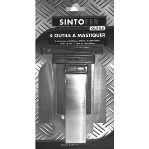 Outils à mastiquer SINTOFER 4 pièces - SINTO - 75005 pas cher