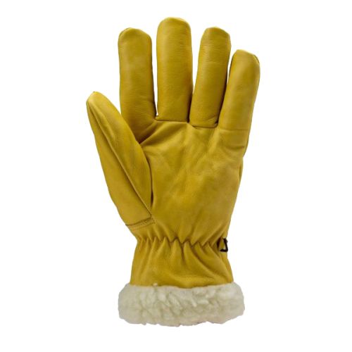 Gant américain ISLANDE EUROTECHNIQUE thermique fourré cuir jaune T10 COVERGUARD 2490 photo du produit Secondaire 2 L